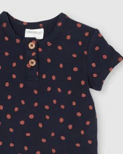 Cheapest 🔥 Milky Animal Spot Romper - Babies Midnight Blue ❤️ -Baby Online store http3A2F2Fstatic.theiconic.com .au2Fp2Fmilky 6217 1698331 3