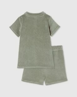 Brand new 👏 Milky Terry Towelling Set - Babies Olive 🧨 -Baby Online store http3A2F2Fstatic.theiconic.com .au2Fp2Fmilky 6499 8409331 2