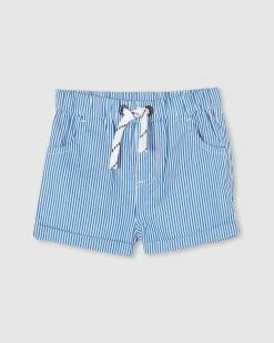 Discount 🎉 Milky Pinstripe Shorts - Babies Navy & White 🔥