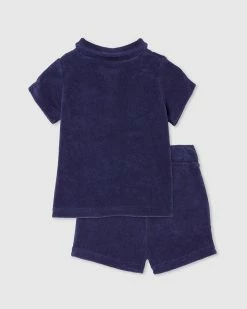 Best deal 🛒 Milky Terry Towelling Set - Babies Steel 😀 -Baby Online store http3A2F2Fstatic.theiconic.com .au2Fp2Fmilky 6625 5509331 2
