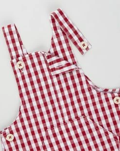 Cheap 🎁 Milky Check Overalls - Babies Red & White Check 🤩 -Baby Online store http3A2F2Fstatic.theiconic.com .au2Fp2Fmilky 6910 0456931 3