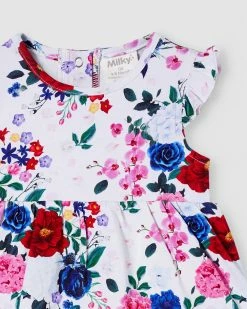Hot Sale 🔔 Milky Bouquet Floral 👗 Dress - Babies White 🥰 -Baby Online store http3A2F2Fstatic.theiconic.com .au2Fp2Fmilky 7614 8898331 3