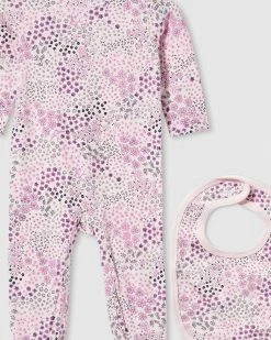 Coupon ⭐ Milky Patchwork Romper & Bib Set - Babies Blossom Pink 🔥 -Baby Online store http3A2F2Fstatic.theiconic.com .au2Fp2Fmilky 8096 7209711 3