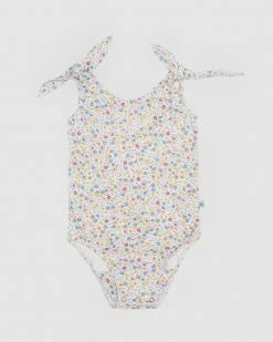 Best deal 😉 Minouche Tie Leotard White/Floral 👏