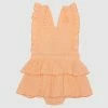 New 🎁 Minouche Ariana Ruffle Romper Peach 🧨