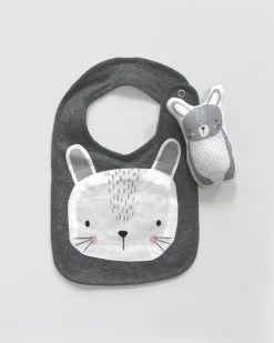 Coupon 😀 Mister Fly Bunny Bib & Rattle Bundle ⌛