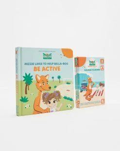 Buy 🎉 Mizzie The Kangaroo Mizzie 'Look & Learn' Toddler Gift Set - Be Active Multi 😍