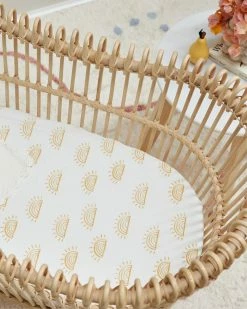 Deals 😀 Mulberry Threads 100% Organic Bamboo Bassinet Sheets - Fitted Sunshine 🔔