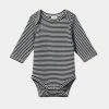 Cheapest 🧨 Nature Baby Long Sleeve Bodysuit - Babies Navy Stripe 👏