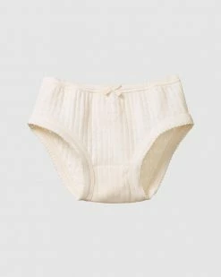 Hot Sale ❤️ Nature Baby Pointelle Underpants - Kids Natural 👏