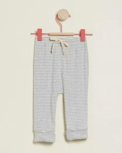 Cheap ⭐ Nature Baby Drawstring Pants - Babies Grey Marle Stripe 🤩