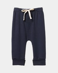 Deals 🧨 Nature Baby Drawstring Pants - Babies Navy 😀