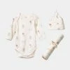 Outlet 😀 Nature Baby Organic Cotton Gift Set - Babies Nature Baby Print 🔔