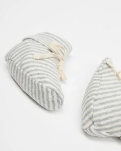 Deals ⭐ Nature Baby Cotton Booties - Babies Grey Marle Stripe 😍 -Baby Online store http3A2F2Fstatic.theiconic.com .au2Fp2Fnature baby 4906 7793311 3