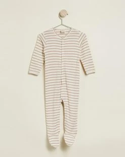 Hot Sale 🧨 Nature Baby Stretch & Grow - Babies Nougat Sailor Stripe ✔️