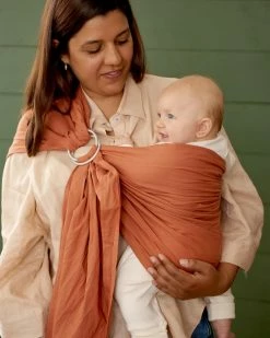 Best Pirce 🤩 Nature Baby Organic Ring Sling Copper 👏