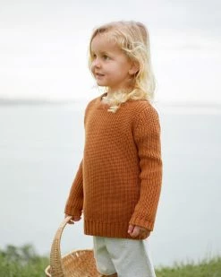 Flash Sale 🥰 Nature Baby Billy Jumper - Babies-Kids Tawny Chunky Knit 🎁