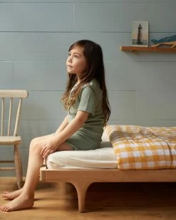 Best deal 😀 Nature Baby Short Sleeve Waffle Pyjamas - 2-Piece - Babies-Kids Lagoon ⭐