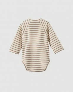 Buy 🛒 Nature Baby Long Sleeve Kimono Bodysuit - Babies Nougat Sailor Stripe 🤩 -Baby Online store http3A2F2Fstatic.theiconic.com .au2Fp2Fnature baby 7747 1504531 3