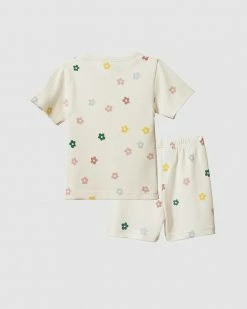Promo 🛒 Nature Baby Short Sleeve Cotton Pyjamas - 2-Piece - Babies-Kids Large Flora Print 🌟 -Baby Online store http3A2F2Fstatic.theiconic.com .au2Fp2Fnature baby 7781 3104531 3