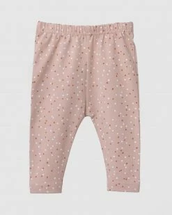 Deals 💯 Nature Baby Leggings - Babies Confetti Rose Dust Print ⌛