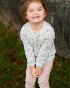 Discount 🛒 Nature Baby Leggings - Kids Confetti Rose Dust Print 🔥