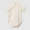 Flash Sale ✨ Nature Baby SS Kimono Pointelle Bodysuit - Babies Natural 🛒