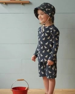 Best deal 😀 Nature Baby Jimmy Shorts - Babies-Kids Albie Navy Print 🧨