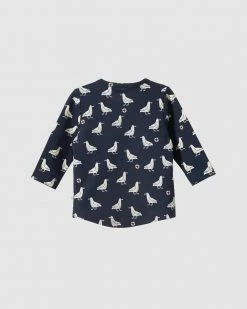 Best reviews of ❤️ Nature Baby Stretch Jersey Everyday Tee - Babies Albie Navy Print 🔥 -Baby Online store http3A2F2Fstatic.theiconic.com .au2Fp2Fnature baby 7824 9204531 3