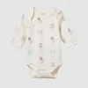 New 🔔 Nature Baby Long Sleeve Bodysuit - Babies Nature Baby Print ⭐