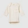 Cheap ❤️ Nature Baby Long Sleeve Pocket Tee - Babies Natural 🎉