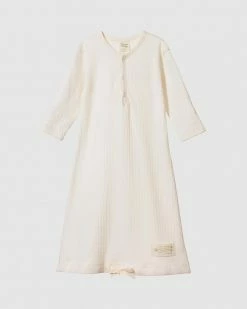 Best Pirce 🔥 Nature Baby Pointelle Gown - Babies Natural 😉