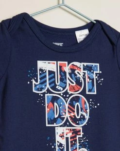 Coupon 😀 Nike Thrill Print Romper - Babies Midnight Navy 👏 -Baby Online store http3A2F2Fstatic.theiconic.com .au2Fp2Fnike 1642 4060541 3