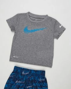 Brand new 😉 Nike Dominate SS Tee & Shorts Set - Babies Blue Void & Carbon Heather 😍 -Baby Online store http3A2F2Fstatic.theiconic.com .au2Fp2Fnike 2939 8125331 3