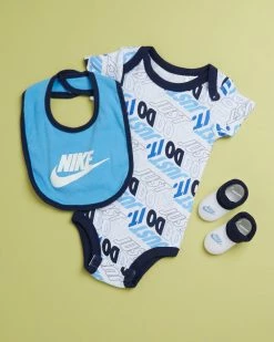 Buy 💯 Nike Logo Print 3-Piece Set - Babies White 🧨