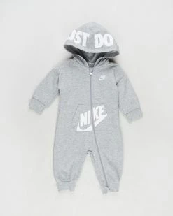 Best Sale 🔔 NIKE HOODED COVERALLS Dark Grey Heather 😀