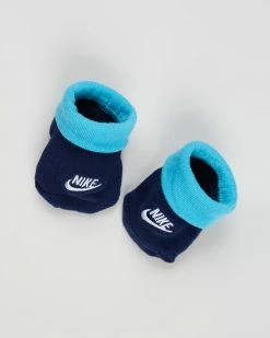 Flash Sale ❤️ Nike 3-Piece Bib, Bodysuit & Booties Set - Babies Blue Void 💯 -Baby Online store http3A2F2Fstatic.theiconic.com .au2Fp2Fnike 5548 9915331 5