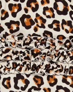 Coupon 🤩 OiOi Ruffled Footed Romper Natural Leopard 😉 -Baby Online store http3A2F2Fstatic.theiconic.com .au2Fp2Foioi 0073 2381251 4