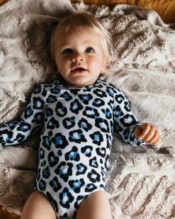 Outlet ⭐ OiOi Long Sleeve Bodysuit Blue Leopard ✨ -Baby Online store http3A2F2Fstatic.theiconic.com .au2Fp2Foioi 0089 4381251 4