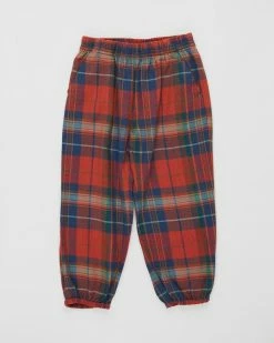 Budget 🔔 Pappe Dewy Check Pants - Babies-Kids Tomato Check ❤️