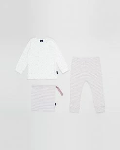 Budget 😀 Pappe Skye Pyjama Set - Babies-Kids Elderberry Stripe ⭐
