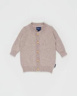Flash Sale 🌟 Pappe Ardallie Cashmere-Blend Cardigan - Babies Mulberry 😉
