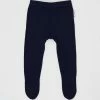 Outlet 🧨 Pappe Appin Cotton Cashmere Leggings - Babies Navy 🧨