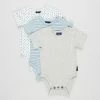 Discount 🧨 Pappe SS Nimmy Bodysuit - 3-Piece - Babies Corsair Stripe, Mint Diamond & Grey Marle 😉