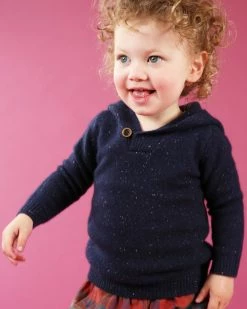 Budget 😀 Pappe Chesney Hooded Sweater - Babies-Kids Navy Speckle 🎁 -Baby Online store http3A2F2Fstatic.theiconic.com .au2Fp2Fpappe 7141 409659 4