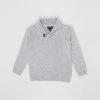 Outlet 🛒 Pappe Dornie Roll Neck Sweater - Babies-Kids Speckled Grey Marle 🔥