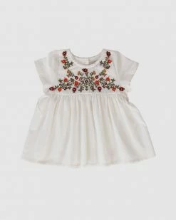 Cheap ❤️ Peggy Beauty Smock - Babies-Kids White 😉