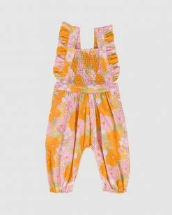 Brand new 🛒 Peggy Mia Playsuit - Babies Dahlia Print 🔥