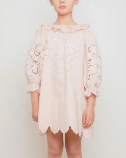 Cheapest ⌛ Petite Amalie Linen Cut-Out 👗 Dress - Kids-Teens Pink 🤩