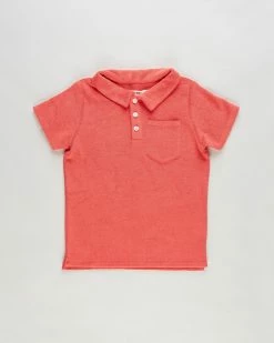 Deals ❤️ PLAY etc Terry Polo Vintage Red 🔔